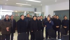 國家能源局副局長鄭柵潔、監(jiān)管總監(jiān)譚榮堯 在蘭州大成公司蘭州新區(qū)光熱產(chǎn)業(yè)園調研